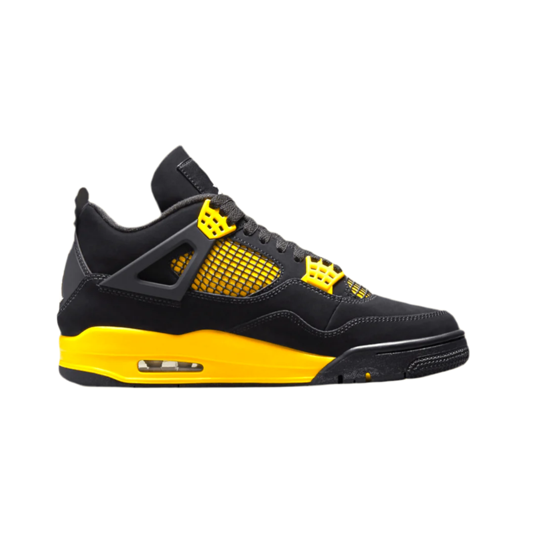 Air Jordan 4 Retro Yellow & Black Thunder